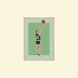 Affiche d'art Larry Bird - Premiere Base