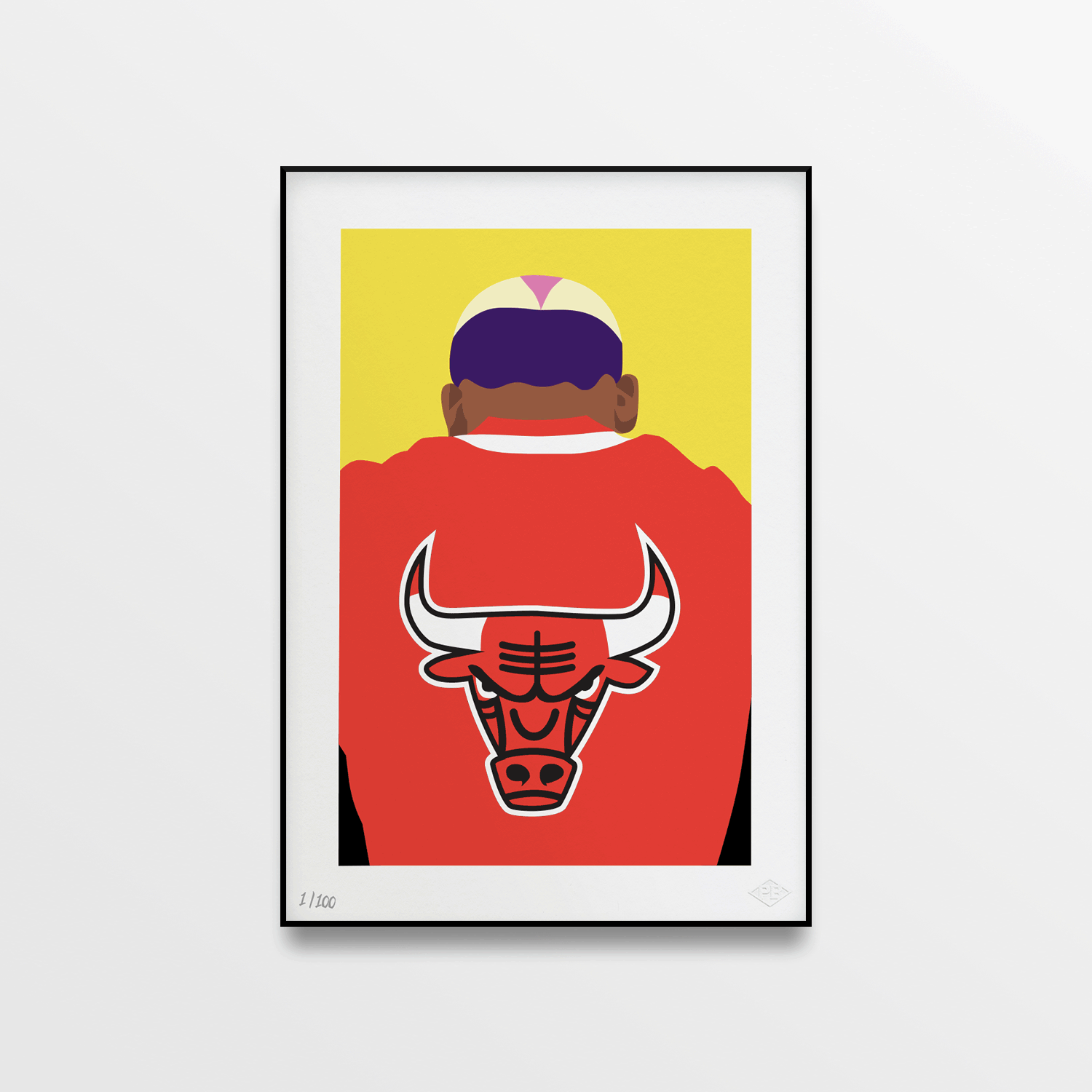 Dennis Rodman Bulls Head