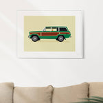 Affiche d'art Jeep Grand Wagoneer, Green Edition - Premiere Base