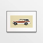 Affiche d'art Jeep Grand Wagoneer, White Edition - Premiere Base