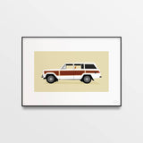 Affiche d'art Jeep Grand Wagoneer, White Edition - Premiere Base