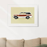 Affiche d'art Jeep Grand Wagoneer, White Edition - Premiere Base