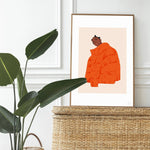 Affiche d'art Orange Puffer - Premiere Base