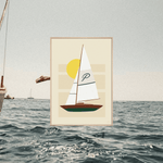 Affiche d'art Sailing Boat - Premiere Base